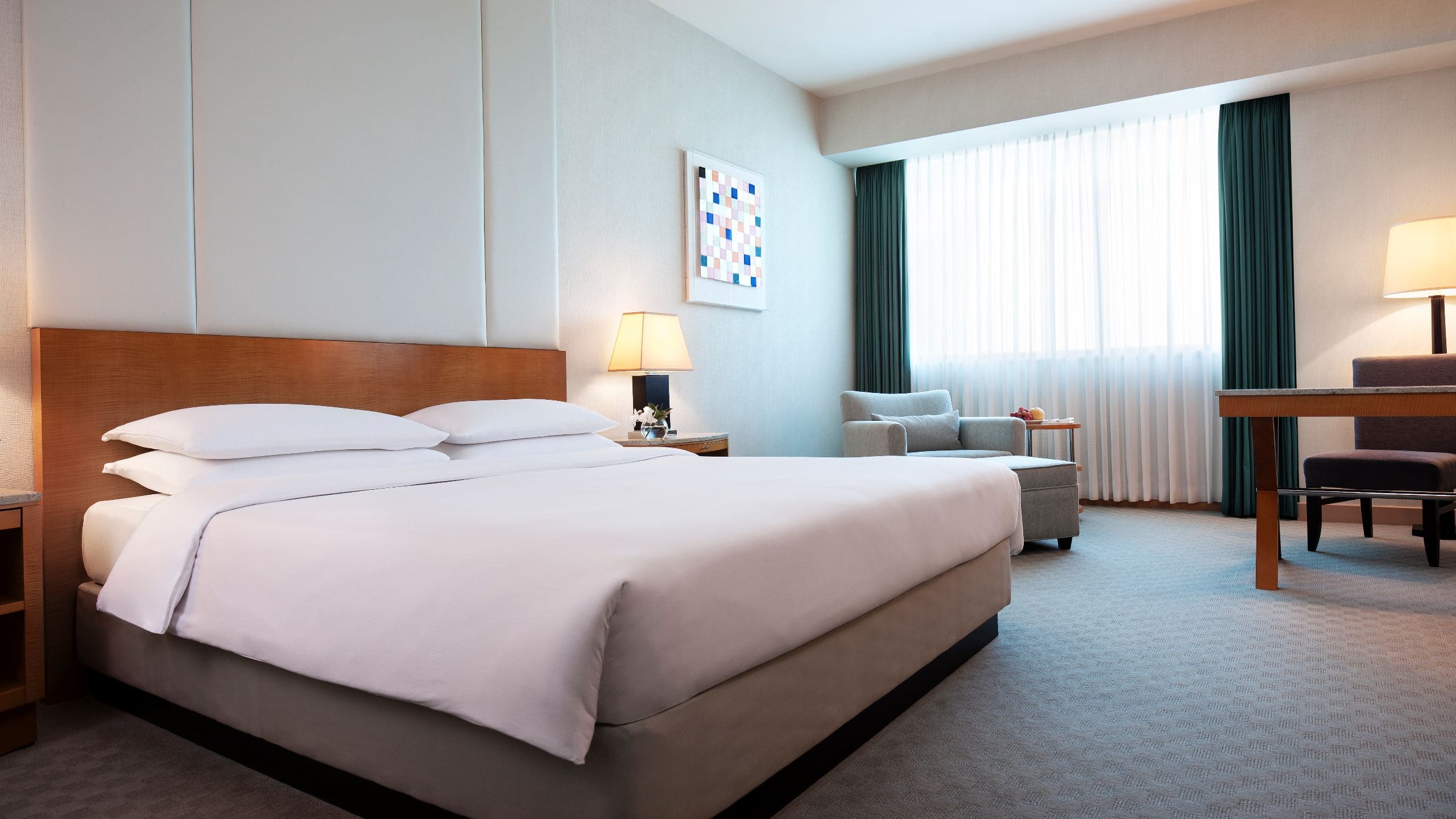 그랜드 하얏트 인천 킹 게스트룸 내부