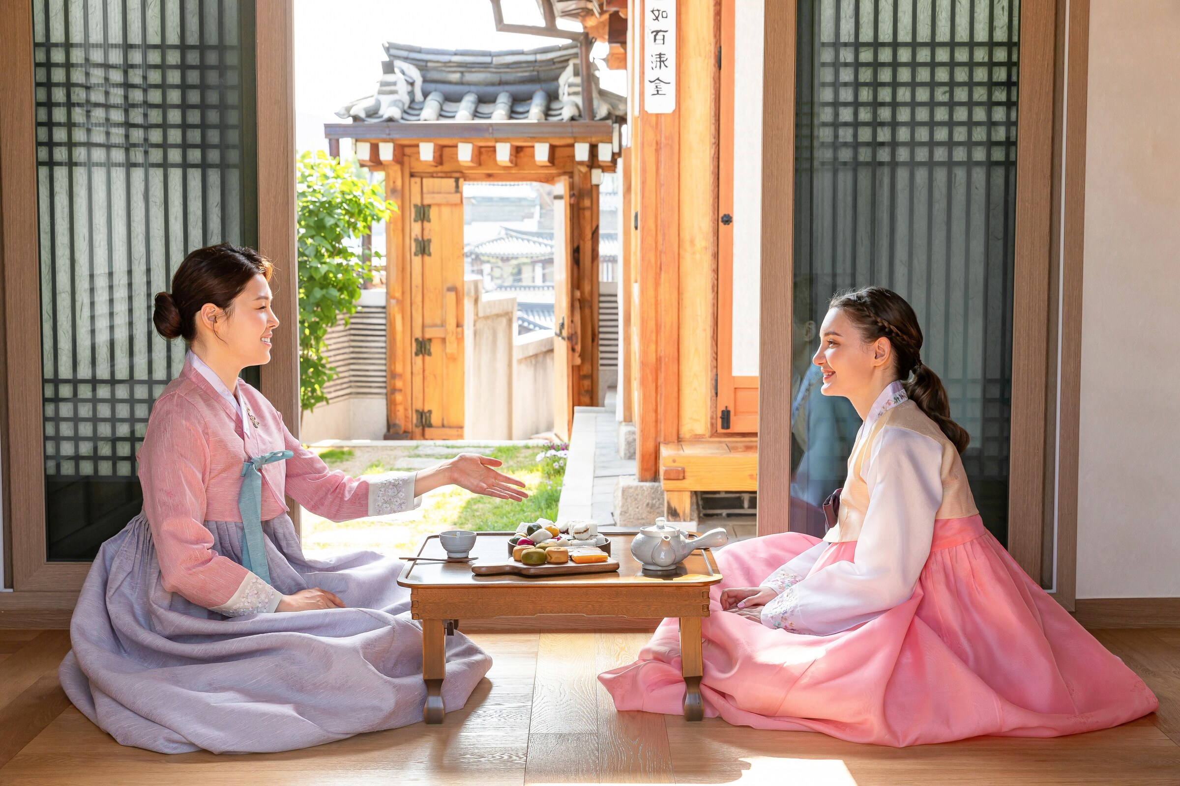 Traditional tea ritual